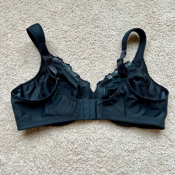 Glamorise Low Cut WonderWire Lace Bra - Picture 3 of 5